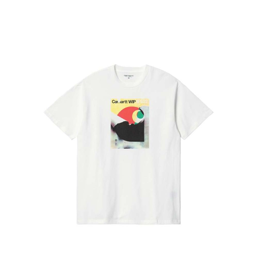 T-Shirts & Polo * | Carhartt Wip S/S Bookcover T-Shirt White I030205-4 Promotion