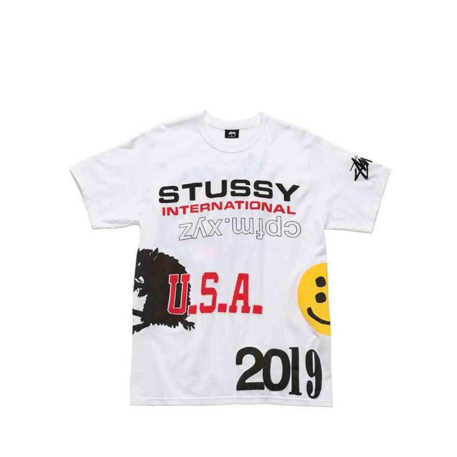 Heritage * | Stussy X Cactus Plant Flea Market Usa 2019 White 3903488 Discount