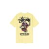 T-Shirts & Polo * | Stussy Bouquet Tee Yellow 1904565 Discount