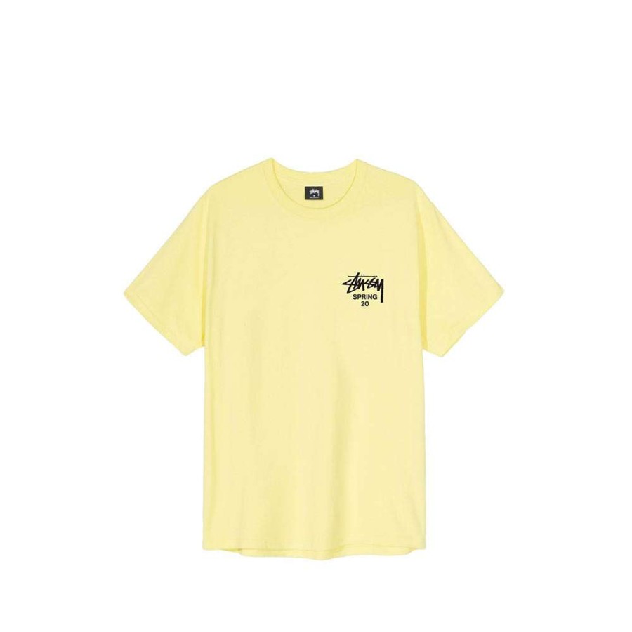 T-Shirts & Polo * | Stussy Bouquet Tee Yellow 1904565 Discount