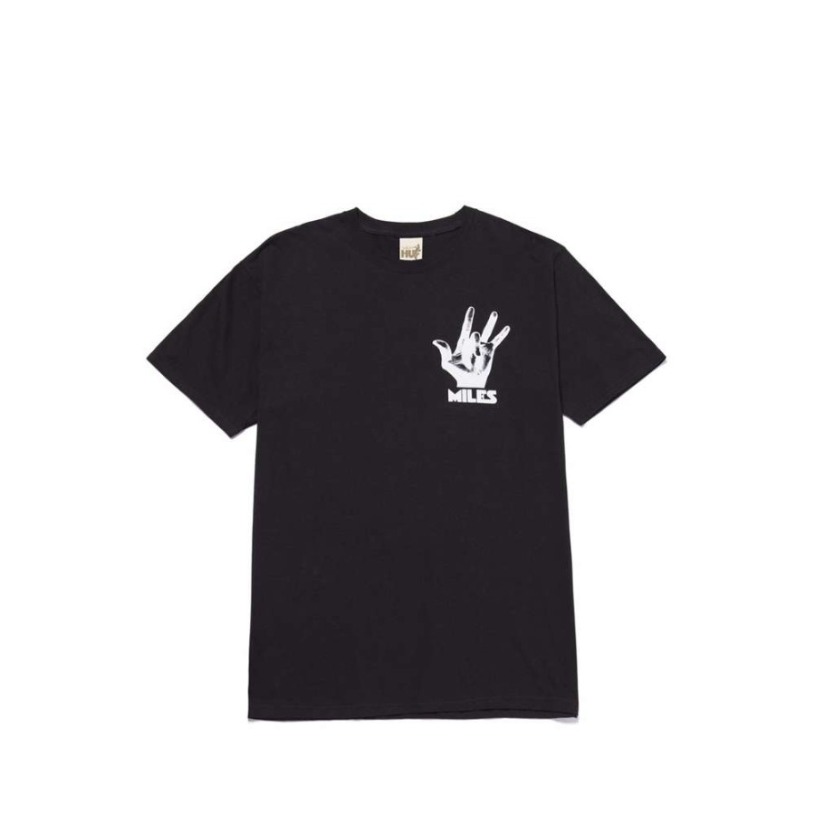 T-Shirts & Polo * | Huf X Miles Davis Bitches Brew S/S Tee Black Ts01763 Discount