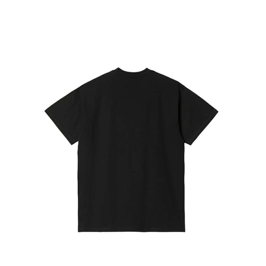 T-Shirts & Polo * | Carhartt Wip S/S On The Road T-Shirt Black I030215-3 Sale