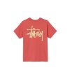 T-Shirts & Polo * | Stussy Basic Tee Red 1904615 Discount