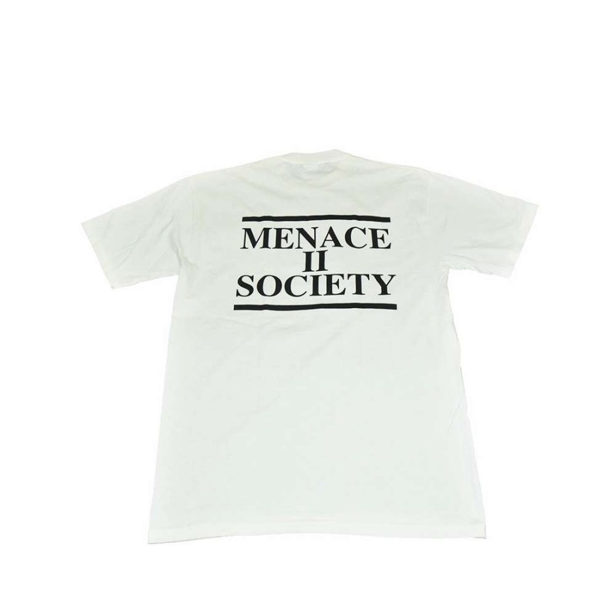 Heritage * | Supreme Land Of Opportunity Menace Ii Society Tee White Supreme New York Sale