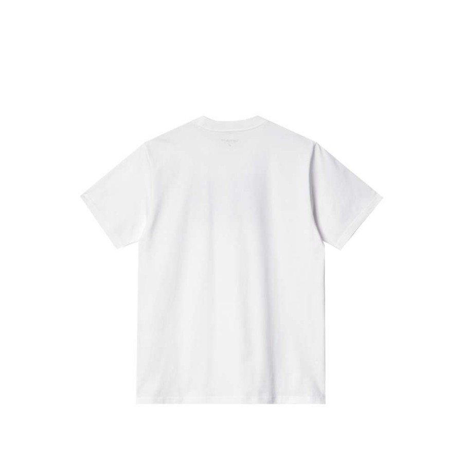 T-Shirts & Polo * | Carhartt Wip S/S Great Outdoors T-Shirt White I029609-3 Promotion