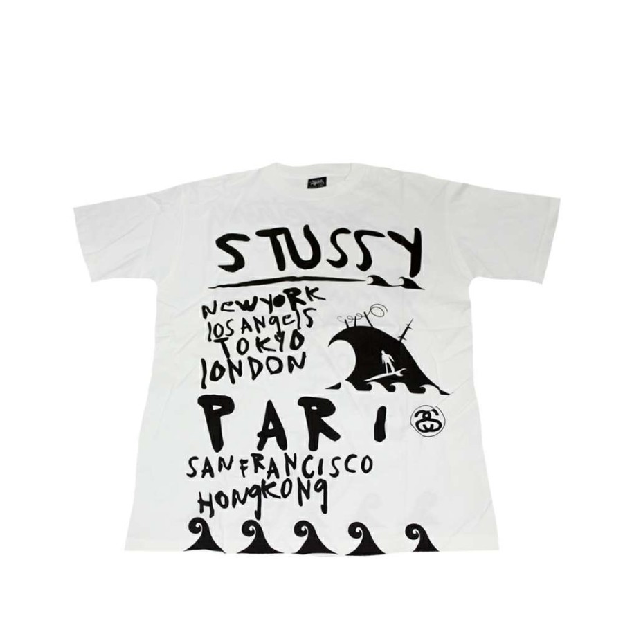 Heritage * | Stussy White Tee World Tour 2006 Sk8Thing S6Sc1901242 Limited Edition Discount