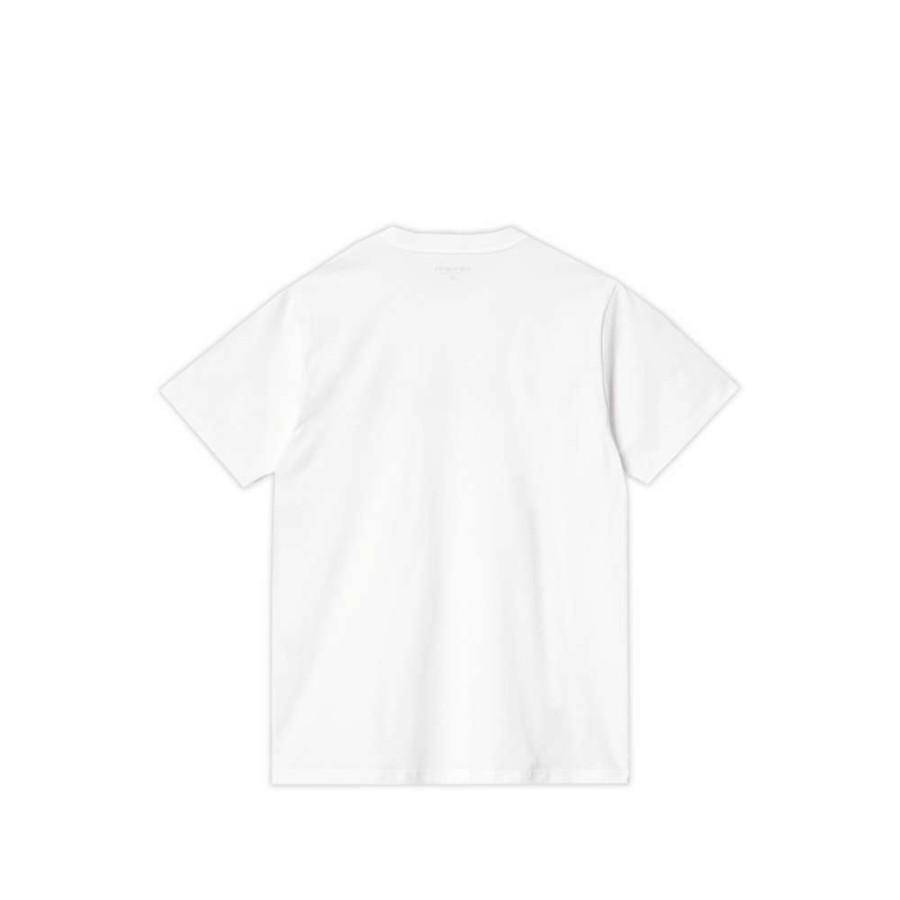 T-Shirts & Polo * | Carhartt Wip S/S Range Script T-Shirt White I029603-3 Sale