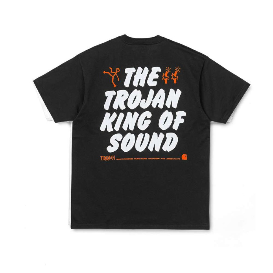 Heritage * | Carhartt Wip X Trojan King Of Sound T-Shirt Black Sale