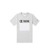 T-Shirts & Polo * | Wood Wood X Champion Alec T-Shirt Grey Melange 211085 Promotion