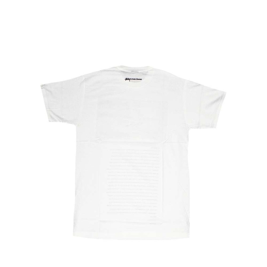 Heritage * | Stussy White Sc Ss Josh Cheuse Summer Play Tee Limited Edition Sbsc1901533 Sale