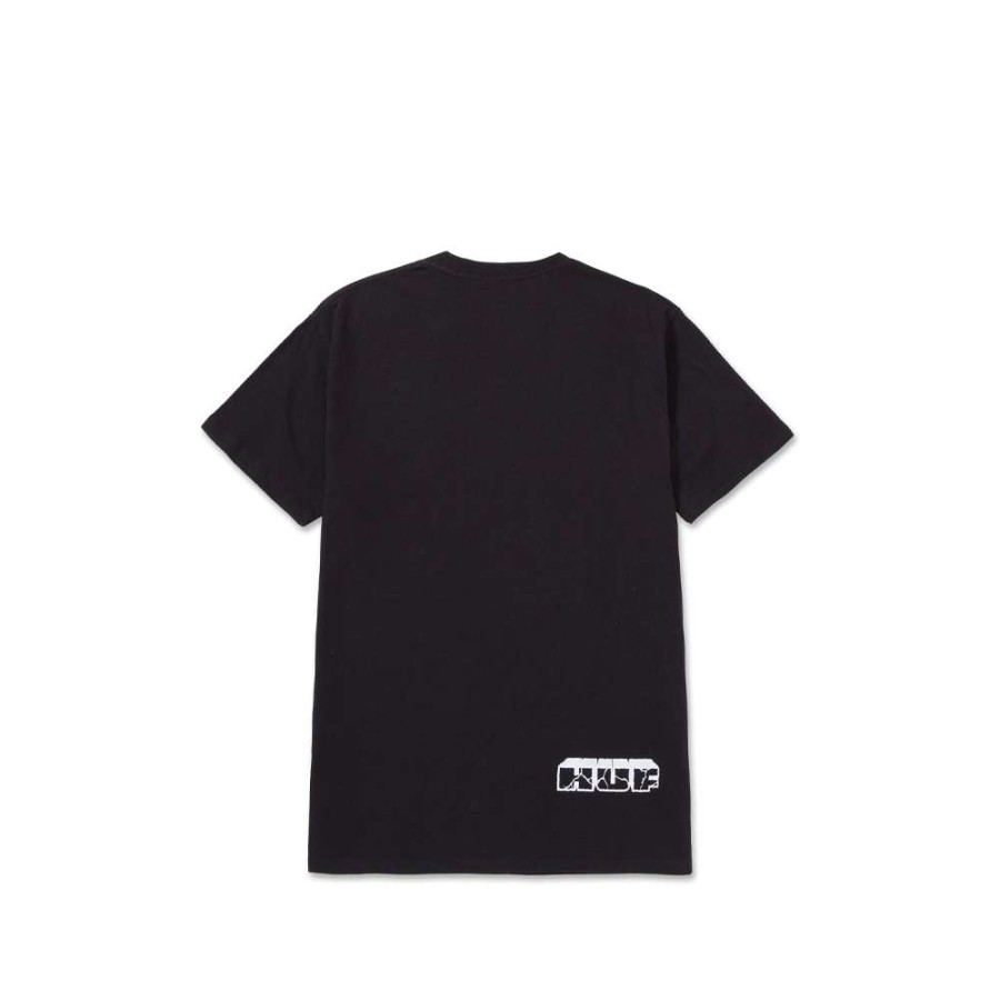 T-Shirts & Polo * | Huf Wolverine Rain S/S T-Shirt Black Ts01890 Promotion