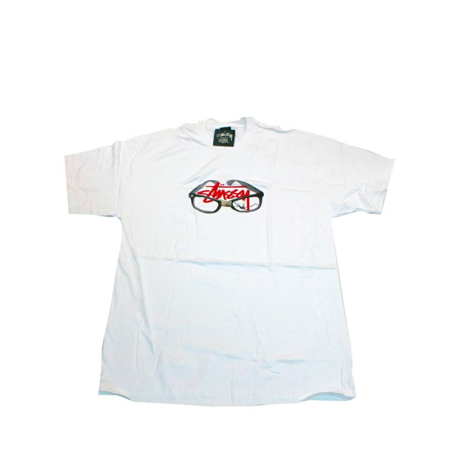 Heritage * | Stussy Nerd T-Shirt White 1901089 Discount