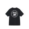 T-Shirts & Polo * | Stussy Rasta Dot Tee Black 1904770 Sale