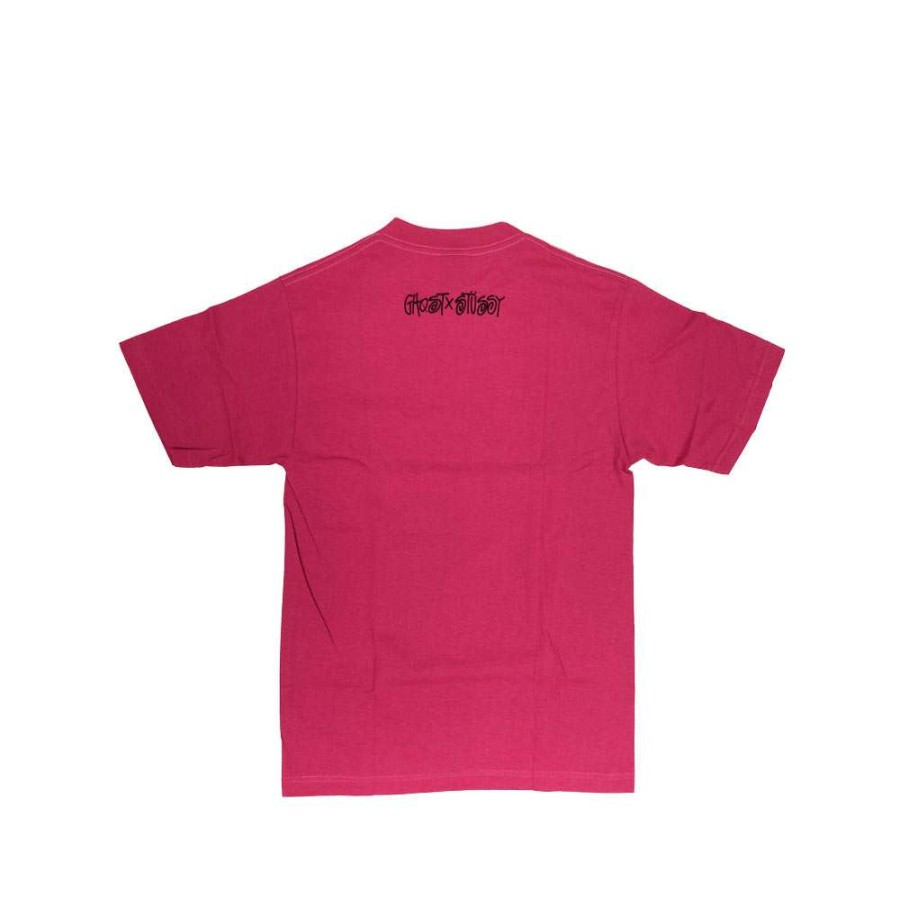 Heritage * | Stussy Customade X Ghost Monster Tee Magenta Limited Edition Sdsc1902171 Discount