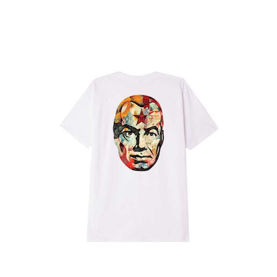 T-Shirts & Polo * | Obey Big Brother Classic T-Shirt White 165262563 Sale