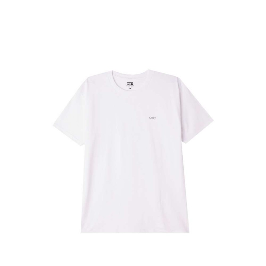 T-Shirts & Polo * | Obey Big Brother Classic T-Shirt White 165262563 Sale