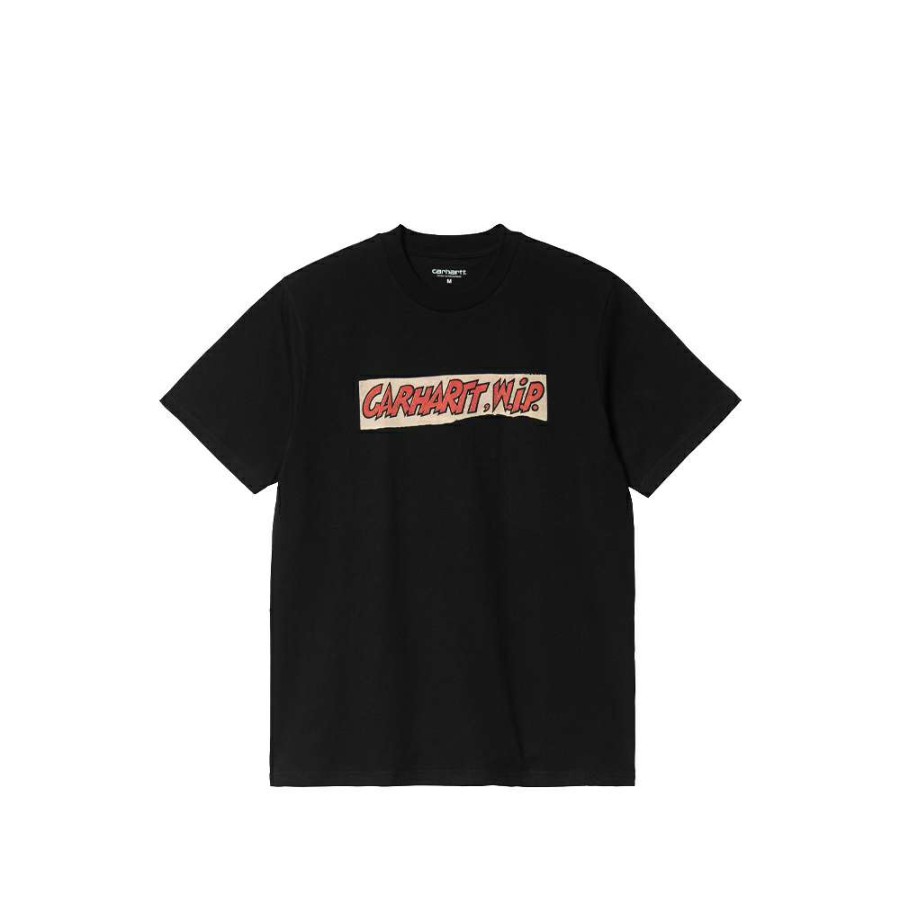 T-Shirts & Polo * | Carhartt Wip S/S Sign Painter T-Shirt Black I030172-20 Discount