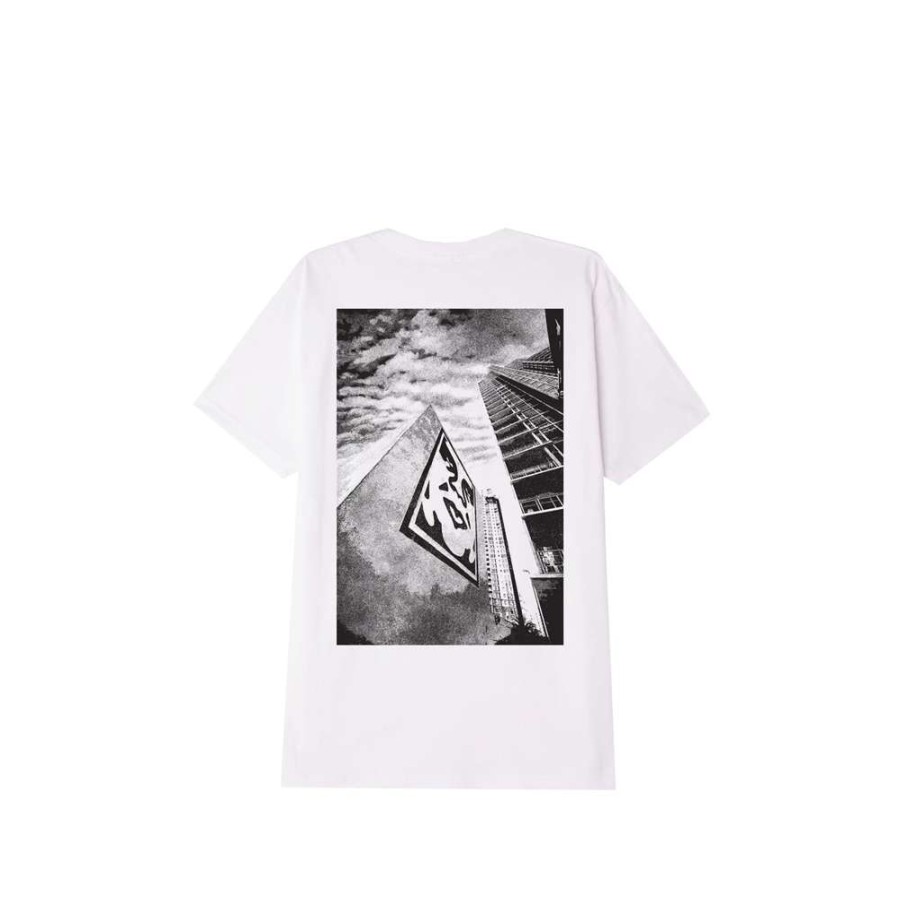 T-Shirts & Polo * | Obey San Diego Icon T-Shirt White 165262898 Discount