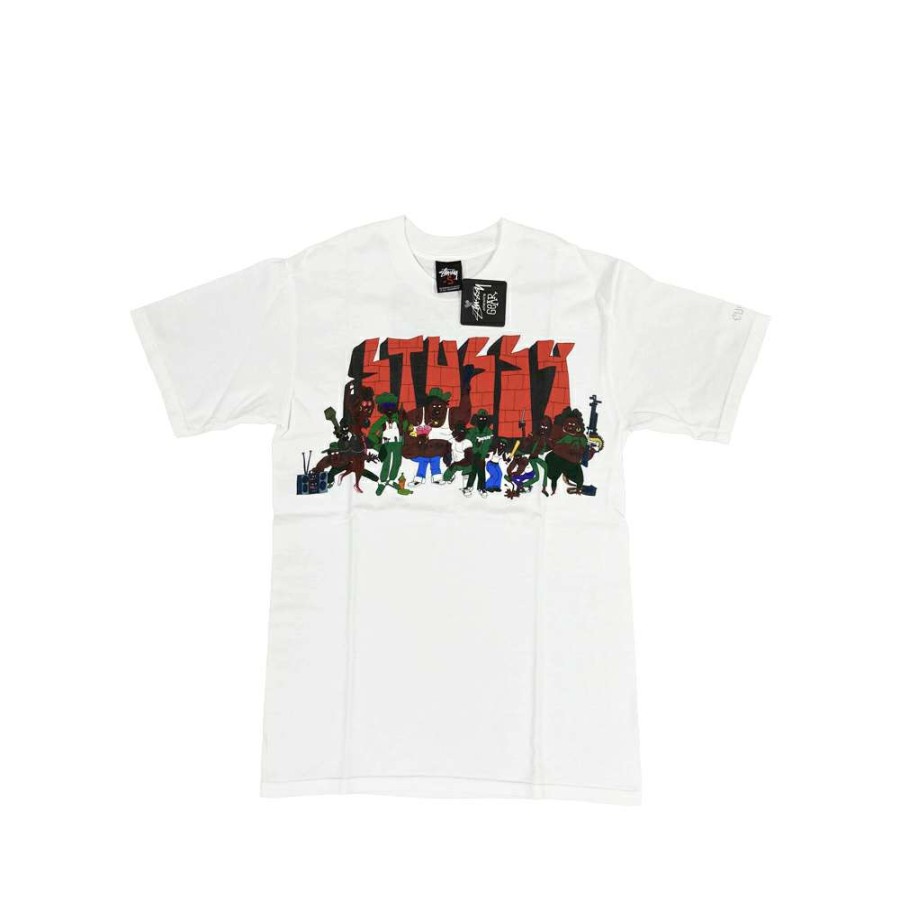 Heritage * | Stussy Customade X Todd James Majestic Emerald Killers Black Tee Limited Edition Discount