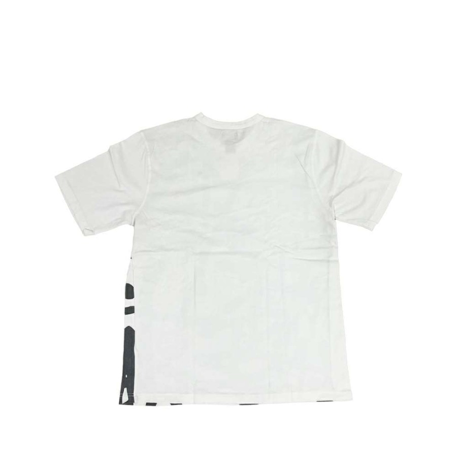 Heritage * | Stussy Stock Spash White / Black Tee Limited Edition Sale