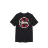 T-Shirts & Polo * | Stussy Cross Dot Tee Black 1904540 Promotion