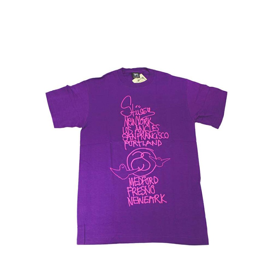 Heritage * | Stussy Purple Tee World Tour 2006 Mark Gonzales Fasc1901244 Limited Edition Sale